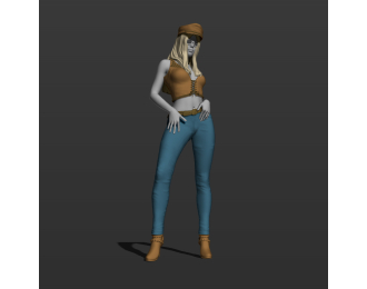 Фигура Дикий запад, окрашенная