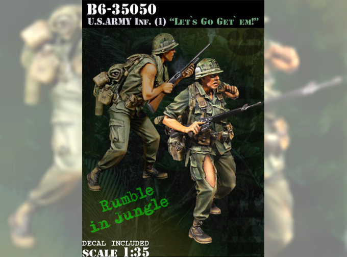 U.S. Army Inf.(1) "Let's Go Get 'Em!" / Пехота Армии США(1) "Давайте Возьмем Их!"