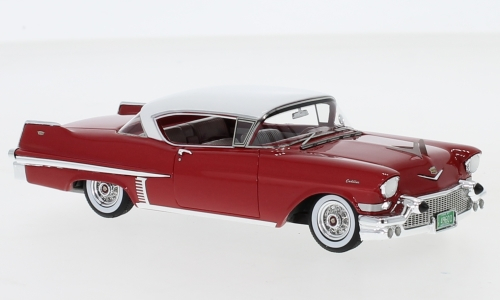 CADILLAC Series 62 Hardtop Coupe 1957 Red/White