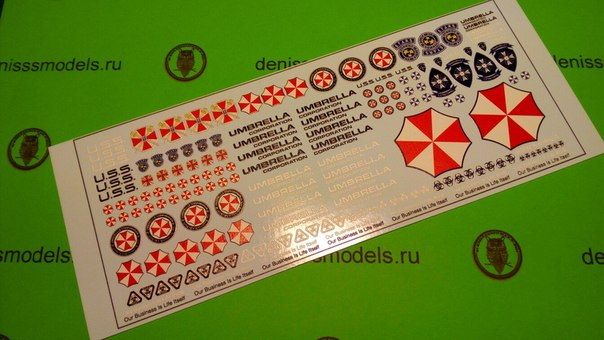 Декаль Umbrella corporation Set