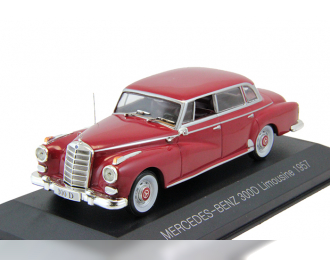 MERCEDES-BENZ 300D Limousine W189 (1957), red