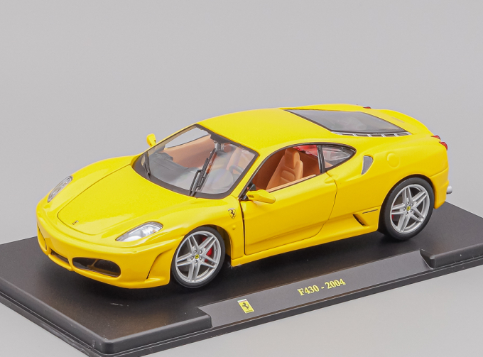 FERRARI F430 (2004) - Con Vetrina - With Showcase, Yellow