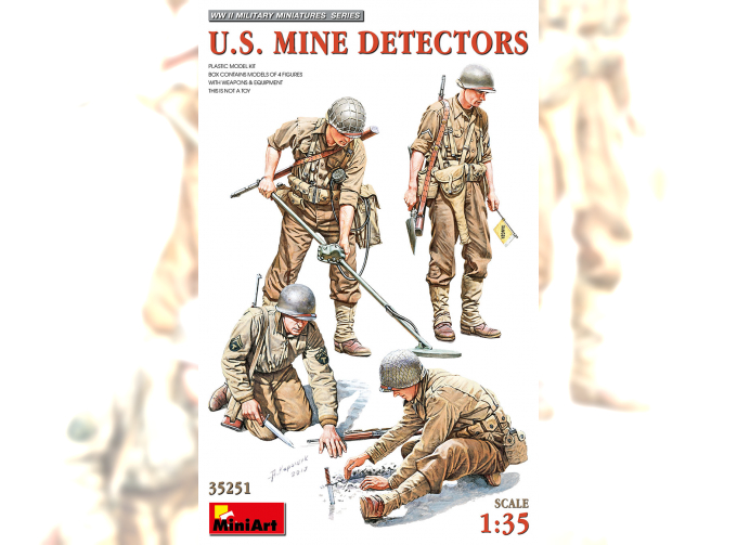 Сборная модель FIGURES U.S. MINE DETECTORS