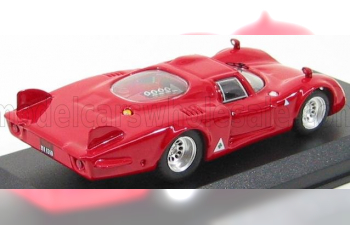 ALFA ROMEO 33.2 Coda Lunga Prova 1968, Red