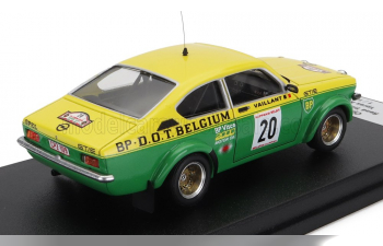 OPEL Kadett Gt/e (night Version) №20 Rally Ypres (1977) R.Tricot - E.Symens, Yellow Green