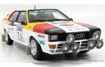 AUDI Quattro 24 RAC Rally №24 DEMUTH - DANIELS - LOMBARD (1982), white