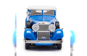 HISPANO SUIZA J12 Drophead-Coupé Fernandez Darrin roof closed (1934), blue