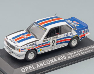 OPEL Ascona 400 #2 Rallye De Monte-Carlo 1982, white / blue / red