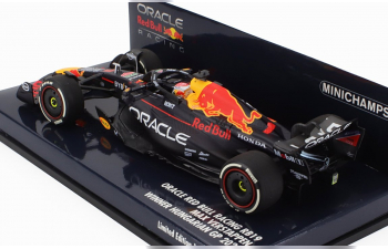 RED BULL F1 Rb19 Team Oracle Red Bull Racing №1 World Champion Winner Hungarian Gp (2023) Max Verstappen, Matt Blue