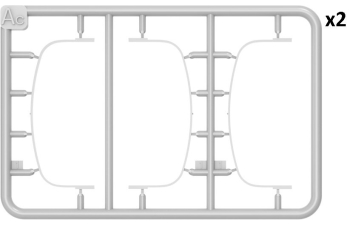 Сборная модель CHEVROLET G7107 4x4 Cargo Truck Military With Ben Hur Trailer 1943