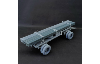 Сборная модель Прицеп Литер Б тракторного тяжелого понтонного парка Н2П обр. 1940г