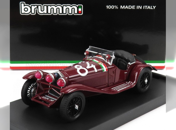 ALFA ROMEO 1750 GS SPIDER №84 WINNER MILLE MIGLIA (1930) T.NUVOLARI - G.B.GUIDOTTI, BORDEAUX