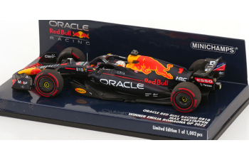 RED BULL F1 Rb18 Team Oracle Red Bull Racing №1 World Champion Winner Emilia Romagna Italy Gp (2022) Max Verstappen, Matt Blue Yellow Red