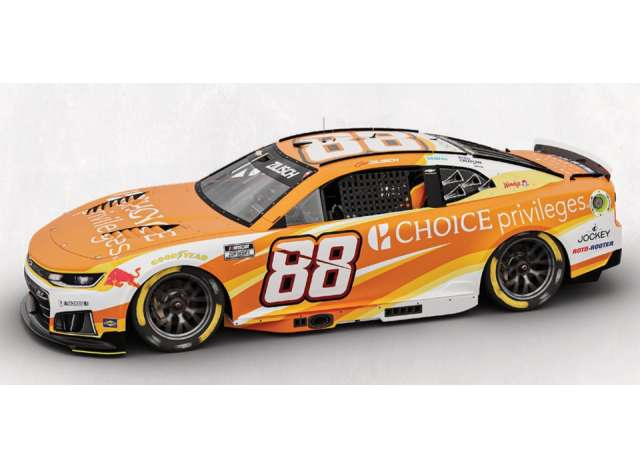 CHEVROLET #88 Connor Zilisch *Choice Privileges*, orange 2026