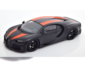 BUGATTI Chiron Super Sport 300+ World Record Car 304 773 mph (2019), matt-black red