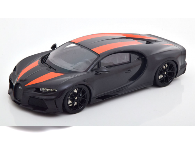 BUGATTI Chiron Super Sport 300+ World Record Car 304 773 mph (2019), matt-black red