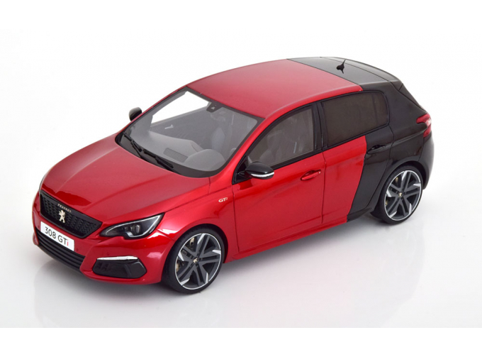 PEUGEOT 308 GTI (2018), red metallic black