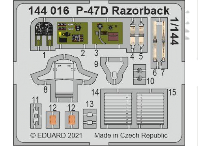 Фототравление для P-47D Razorback