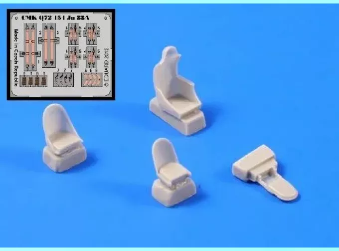 Кресла Junkers Ju 88A Seats (Hasegawa)