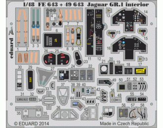 Jaguar GR.1 interior S.A. Kitty Hawk KH 8106