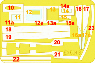 Маска для F-104 surface panels
