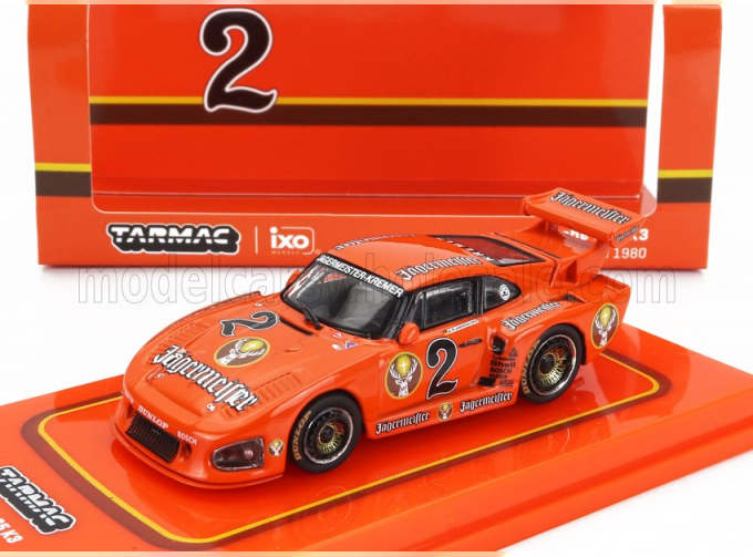 PORSCHE 935k3 №2 Jagermeister Drm Season (1980) Axel Plankenhorn, Orange