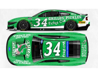 Ford Mustang #34 Todd Gilliland *Grilloâ€™s Pickles*, green 2026