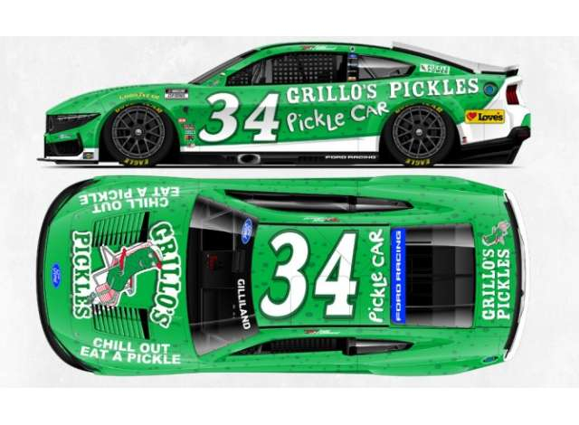 Ford Mustang #34 Todd Gilliland *Grilloâ€™s Pickles*, green 2026