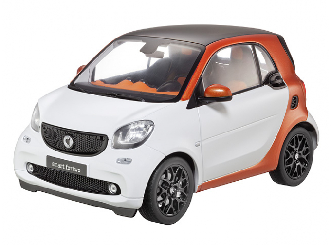 SMART ForTwo Coupe Passion C453 Edition #1 (2014), lava orange / white