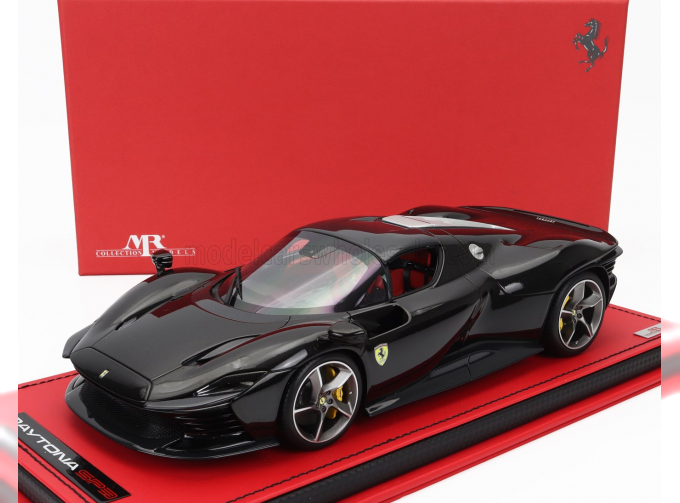 FERRARI Daytona Sp3 (2022) - Con Vetrina - With Showcase, Nero Daytona - Black