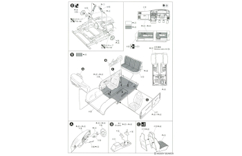 Сборная модель Toyota HiLux Pickup Double Cab Lift Up '94