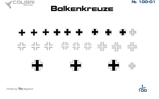 Декаль для Balkenkreuze
