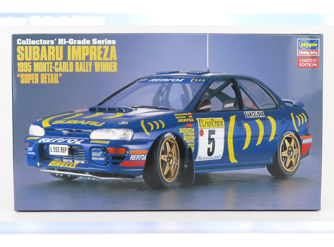 Сборная модель SUBARU Impreza N5 Winner Rally Montecarlo 1995 C.sainz - L.moya