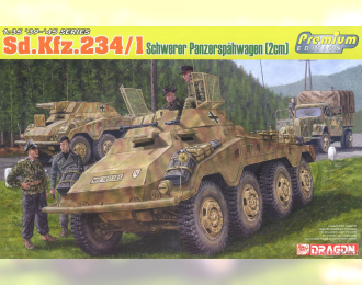 Сборная модель Немецкий бронеавтомобиль Sd.Kfz.234/1 (Премиум издание)