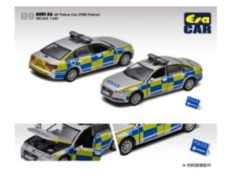 Audi A6 England Police Car *PSNI Police*, grey/blue/green