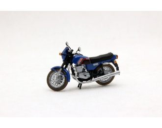 Ява-350-639, мотоцикл (синий)