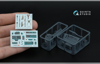 3D Декаль интерьера кабины МиГ-25БМ (ICM) (с 3D-печатными деталями)