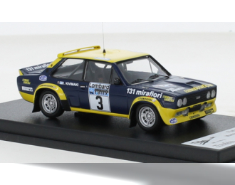 FIAT 131 Abarth Olio Fiat №3 RAC Rallye M.Alen, I.Kivimäki (1976), dark blue/yellow