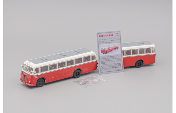 Автобус SKODA 706 RO Beijing Bus, red / beige