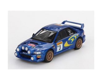 SUBARU Impreza WRC98 №3 (night version) Rally Monte-Carlo McRAE - Nicky Grist (1998), blue