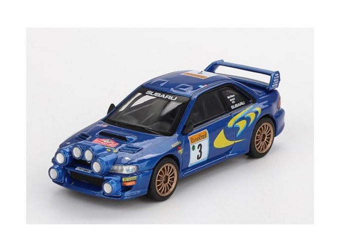 SUBARU Impreza WRC98 №3 (night version) Rally Monte-Carlo McRAE - Nicky Grist (1998), blue