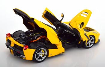 FERRARI Laferrari Aperta Spider (2016), Nero Daytona - yellow