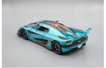 KOENIGSEGG One:1, зелёный, 20 см