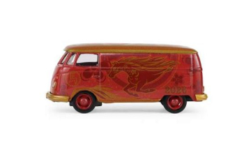 VOLKSWAGEN Type 2 Panel Van *Chinese Zodiac (2026) Year of the Horse*, red / gold