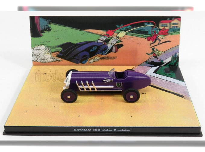 BATMAN Batman 52 - Joker Roadster Car, Matt Purple White