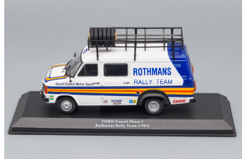 FORD Transit Phase II Rothmans Rally Team из серии Rallye Véhicules d'assistance