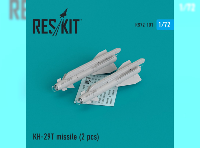 Сборная модеь Kh-29T (AS-14B 'Kedge) missile (2 штуки)