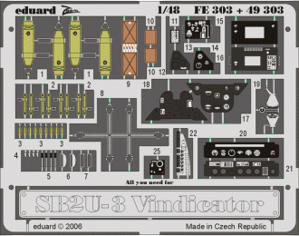 Цветное фототравление для SB2U-3