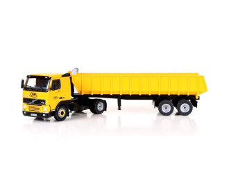 VOLVO FH12 BENNE (1995), yellow