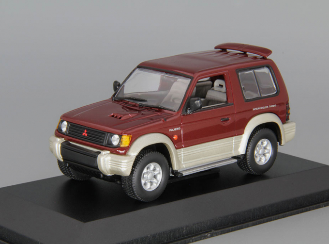 MITSUBISHI Pajero II SWB (1994), red metallic